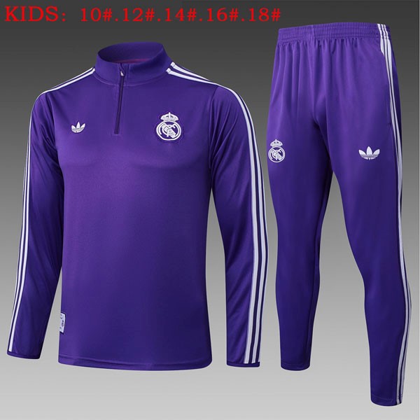 Enfant Sweatshirt Real Madrid 2025-26 Purpura 5
